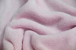 Ткань ворсовая Велсофт двухсторонняя, Розовая